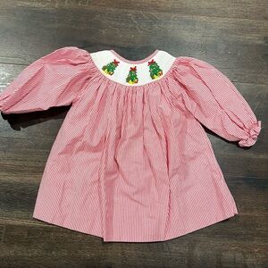 Cecil & Lou 18M Smocked Christmas Dress